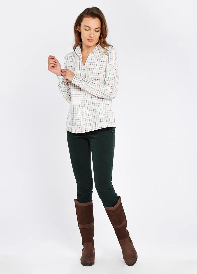 Dubarry Honeysuckle Cord Trouser - Verdigris-2